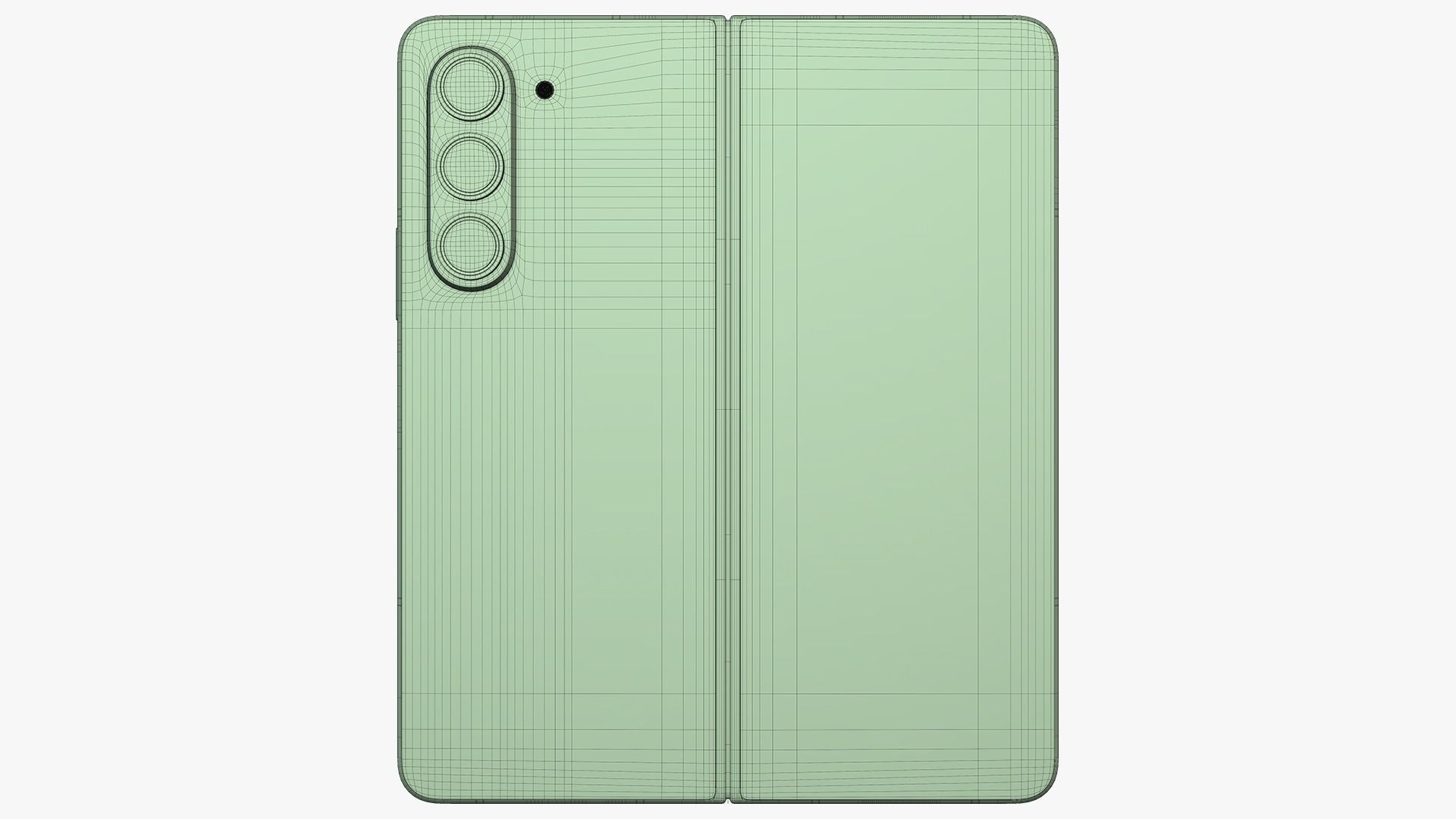 Samsung Galaxy Z Fold 5 Black 3D model_27