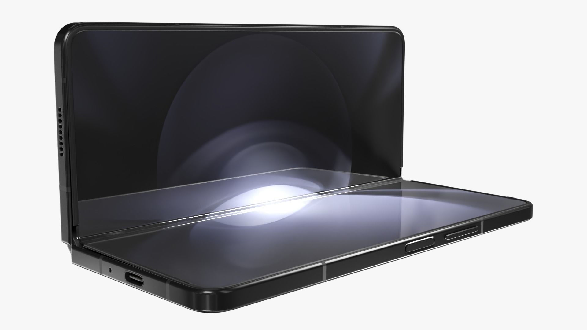 Samsung Galaxy Z Fold 5 Black 3D model_10