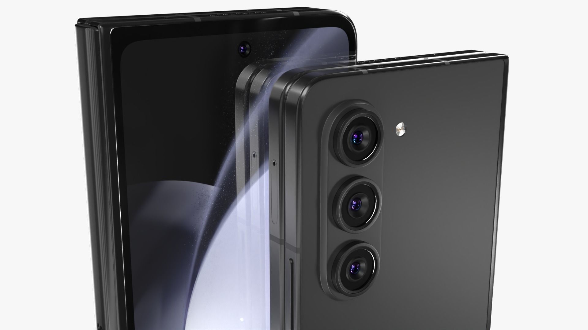 Samsung Galaxy Z Fold 5 Black 3D model_7