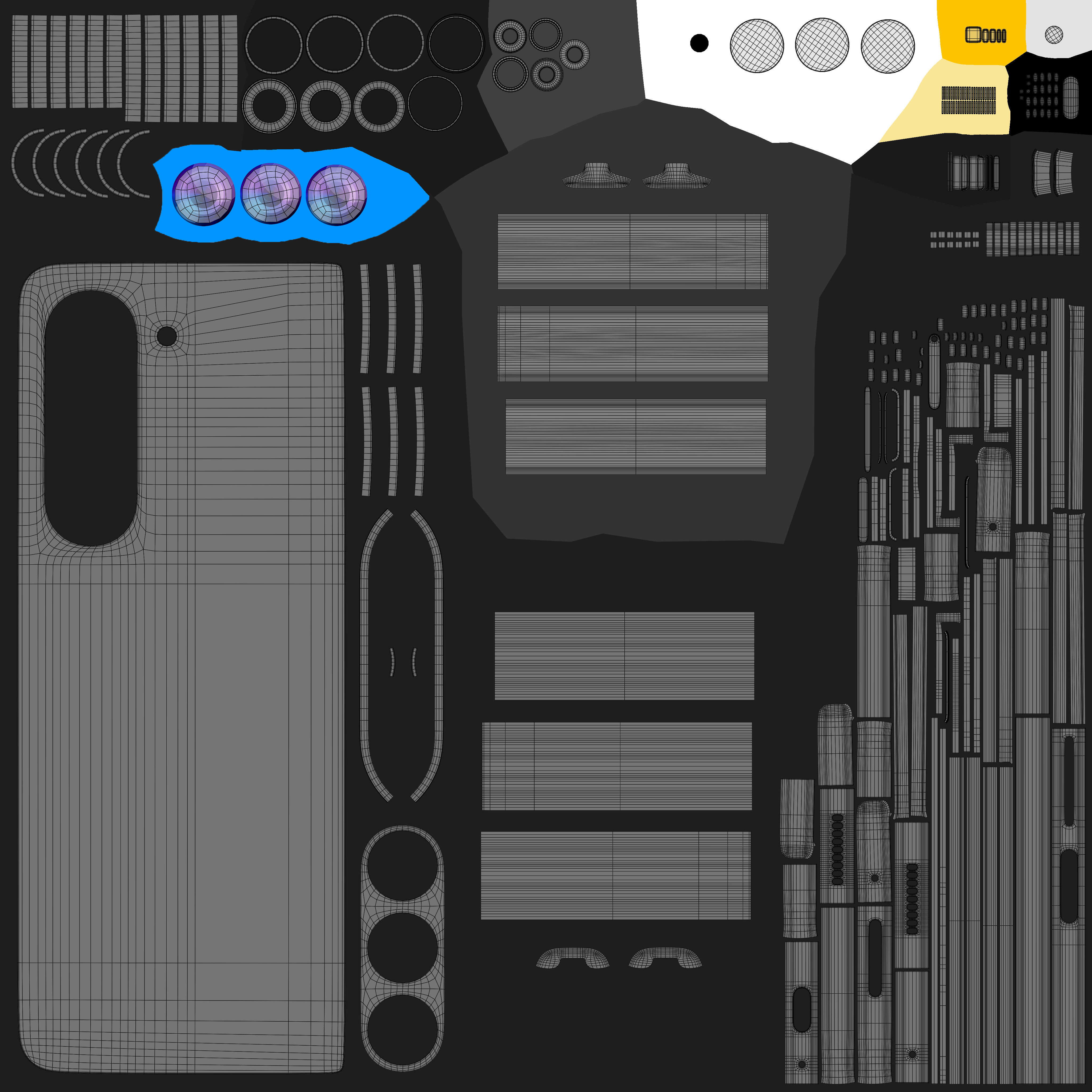 Samsung Galaxy Z Fold 5 Black 3D model_15