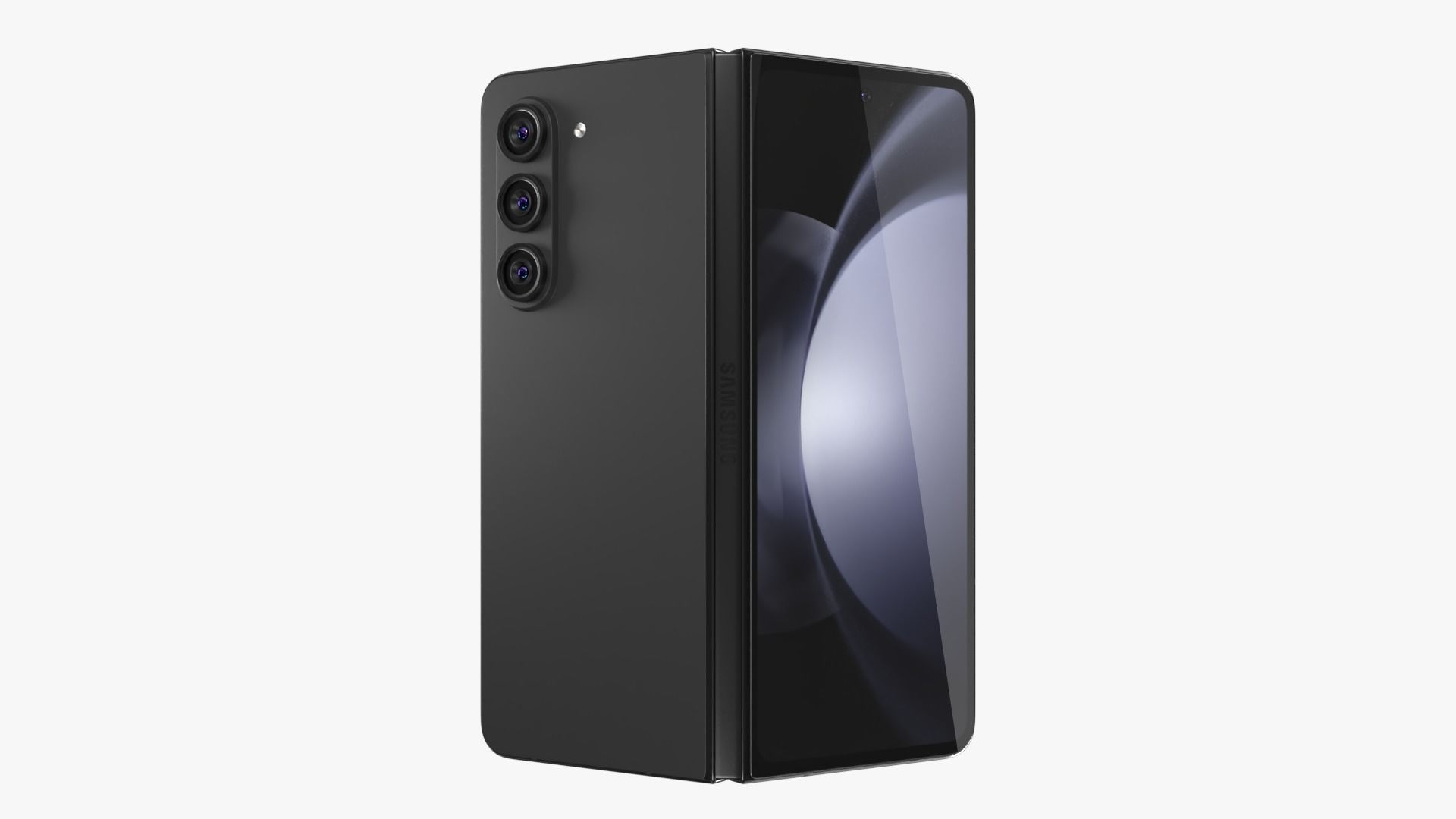 Samsung Galaxy Z Fold 5 Black 3D model_2