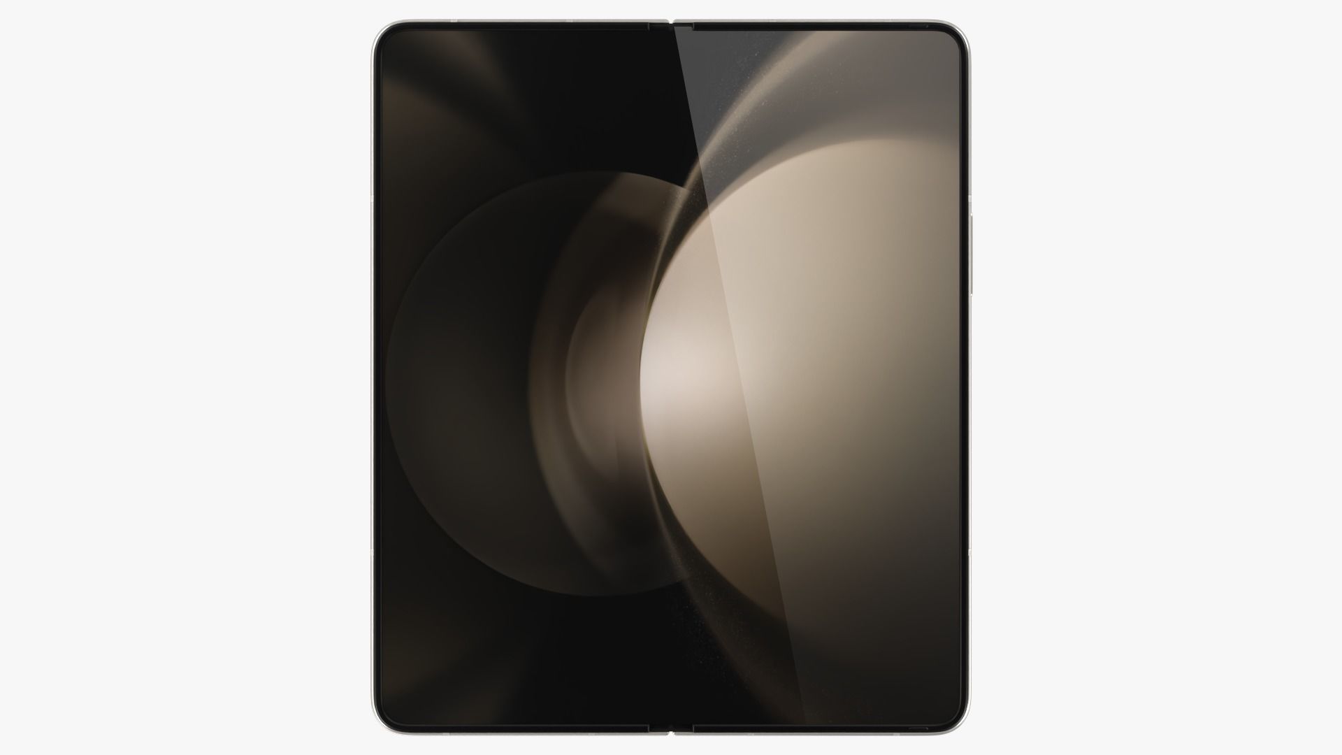 Samsung Galaxy Z Fold 5 Cream 3D model_11