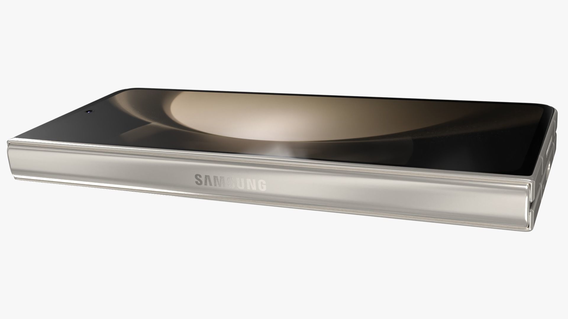 Samsung Galaxy Z Fold 5 Cream 3D model_9