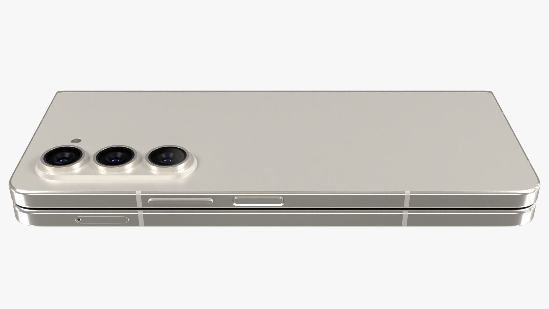 Samsung Galaxy Z Fold 5 Cream 3D model_5