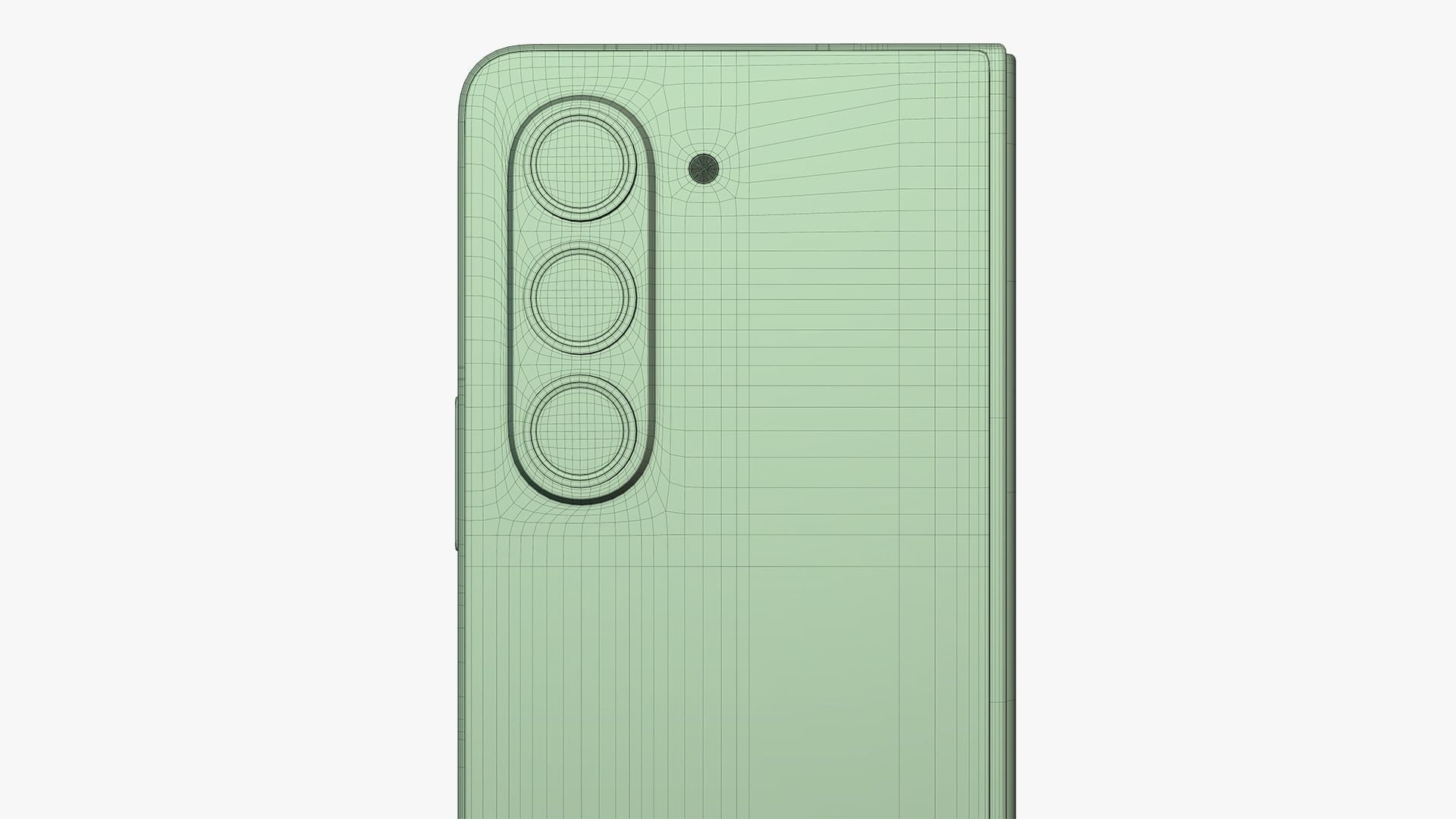 Samsung Galaxy Z Fold 5 Cream 3D model_23