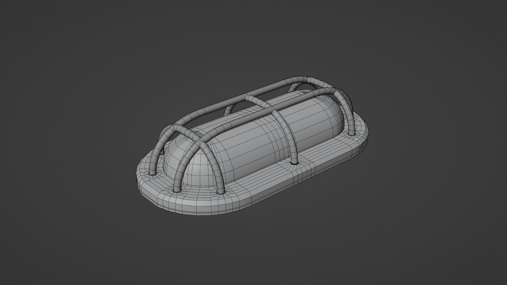 Bunker Light Low-poly 3D model_11