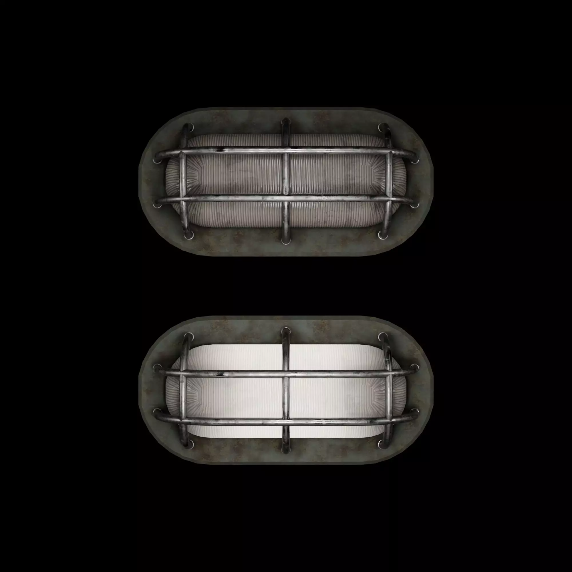 Bunker Light Low-poly 3D model_0