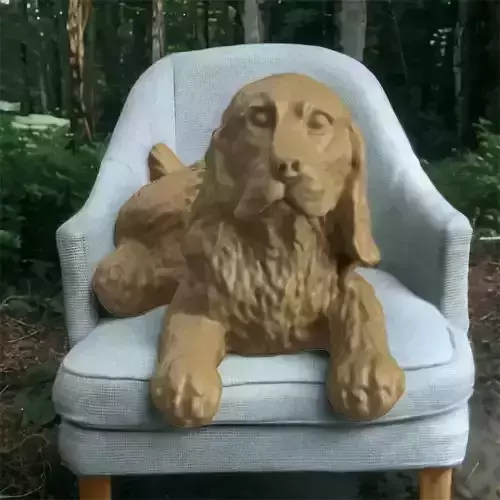Dog English cocker spaniel 3d print