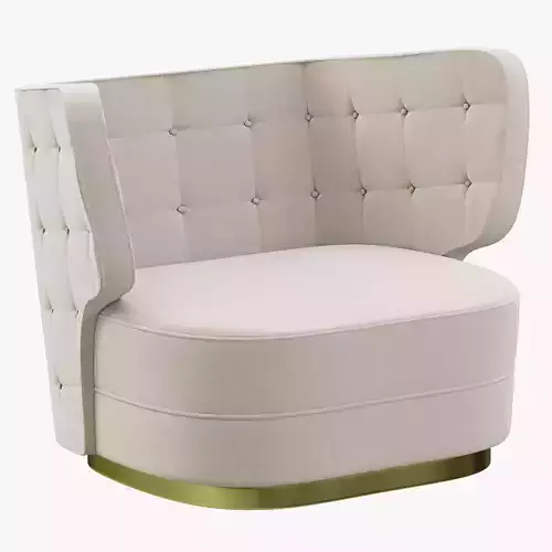 Brabbu George Armchair 3D model