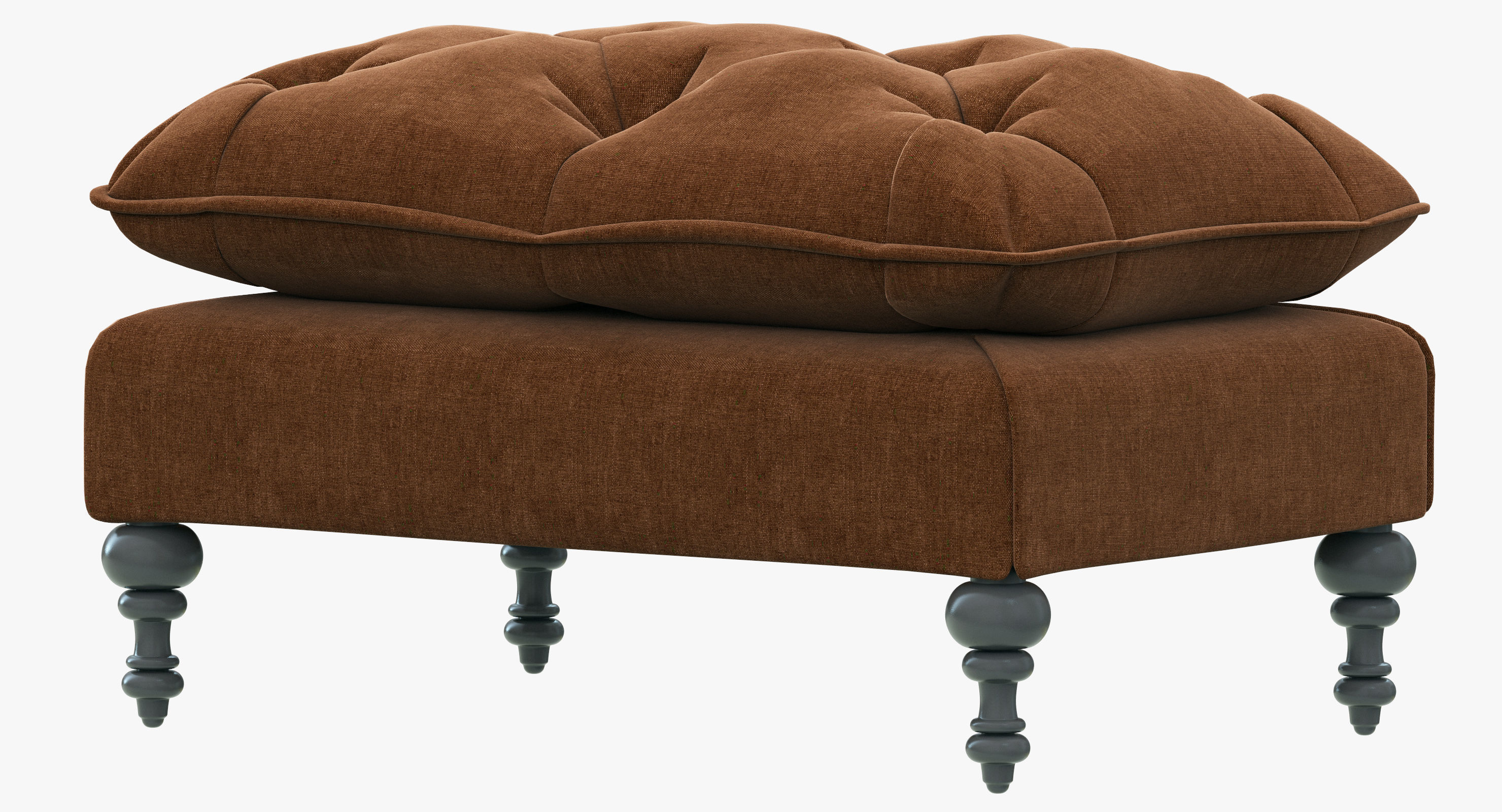 HPDECOR Decorista Choco ottoman 3D model_5