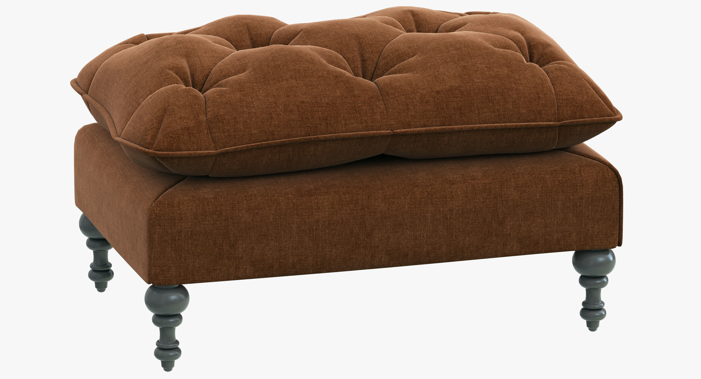 HPDECOR Decorista Choco ottoman 3D model_4