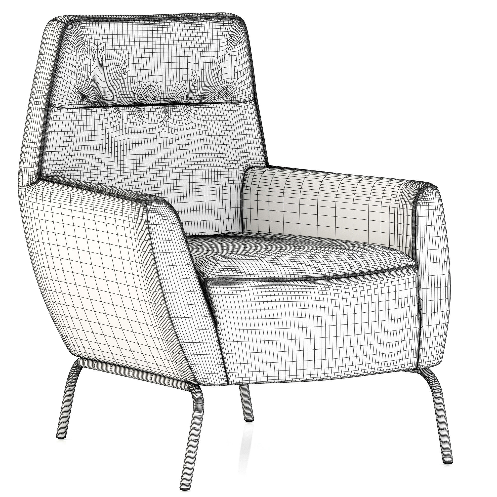 Ditre Italia Vela Chair 3D model_7