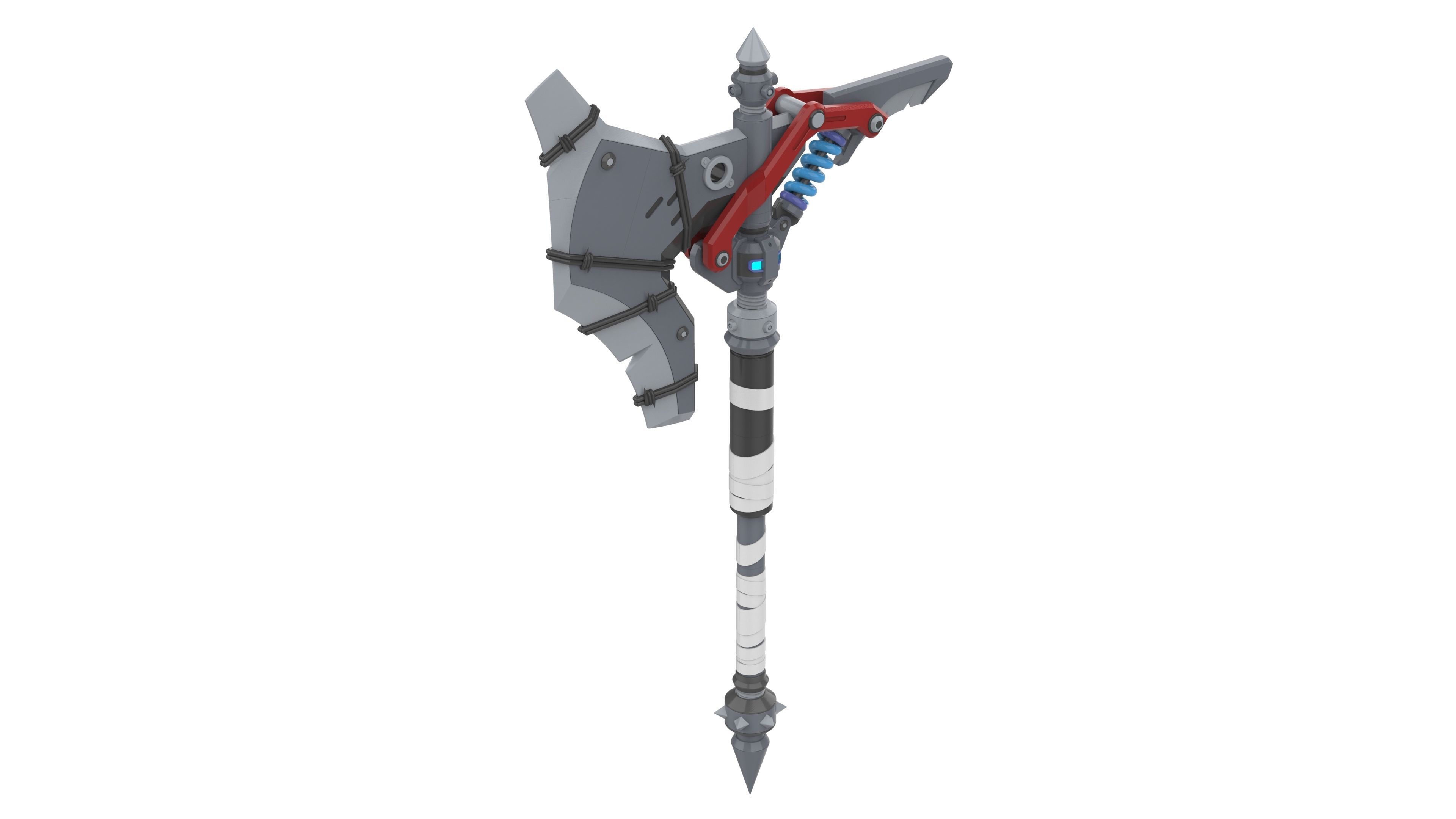 Junker Queen Axe - Overwatch - Printable - STL - Commercial 3D print model_13