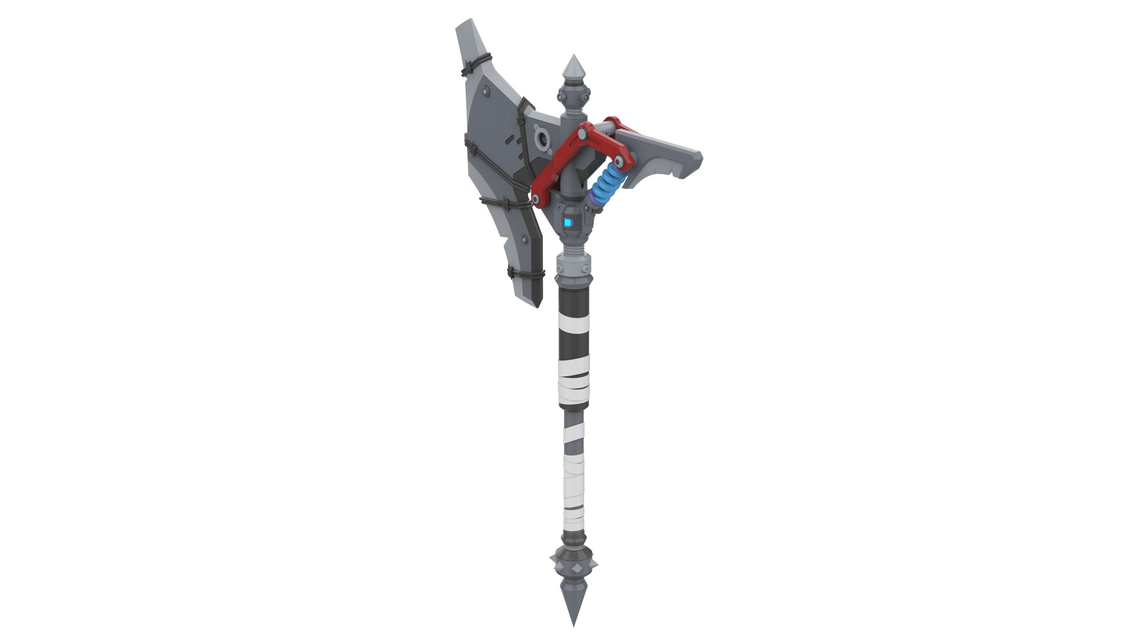 Junker Queen Axe - Overwatch - Printable - STL - Commercial 3D print model_10