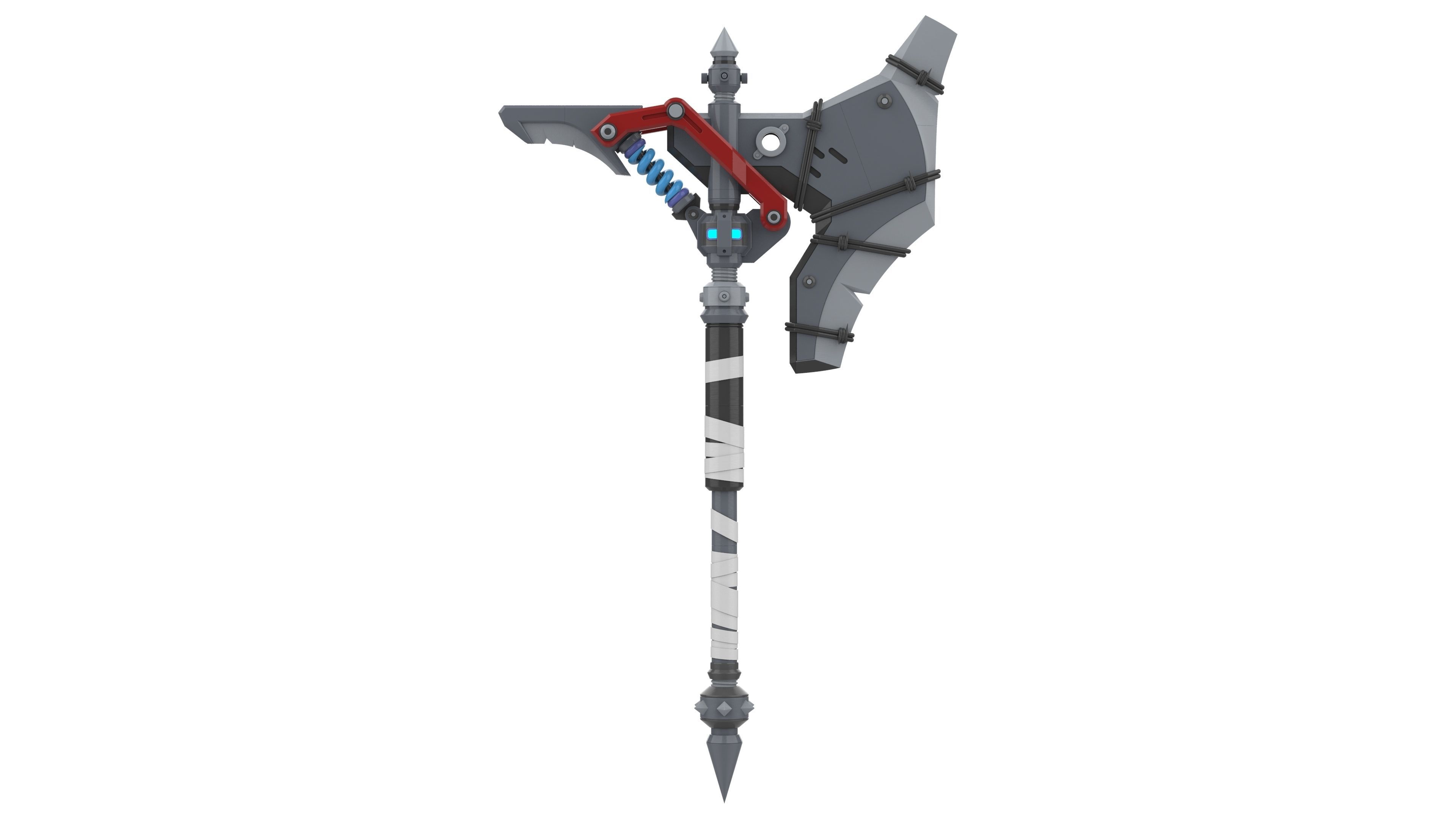 Junker Queen Axe - Overwatch - STL and CAD bundle 3D print model_10