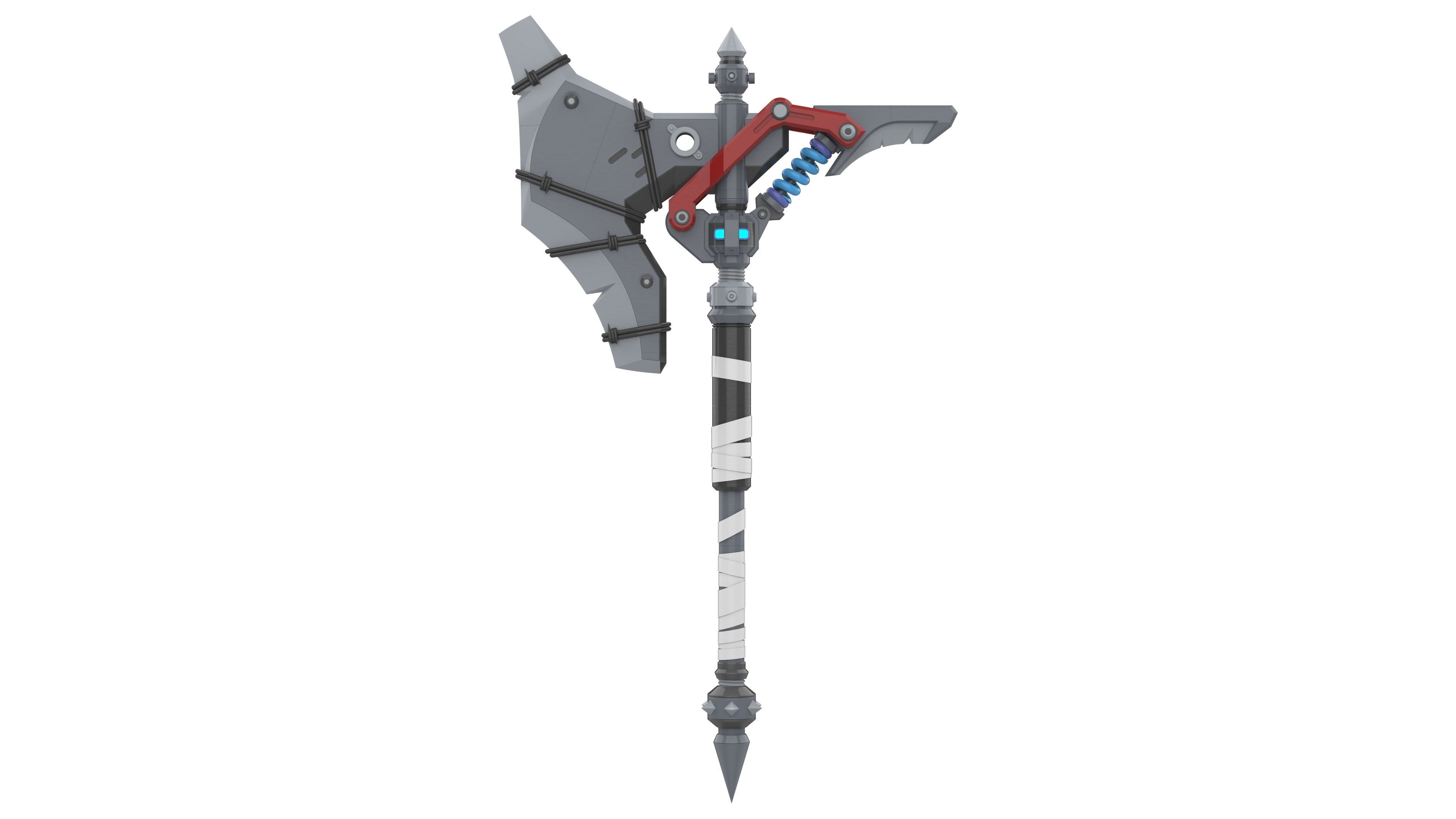 Junker Queen Axe - Overwatch - STL and CAD bundle 3D print model_4