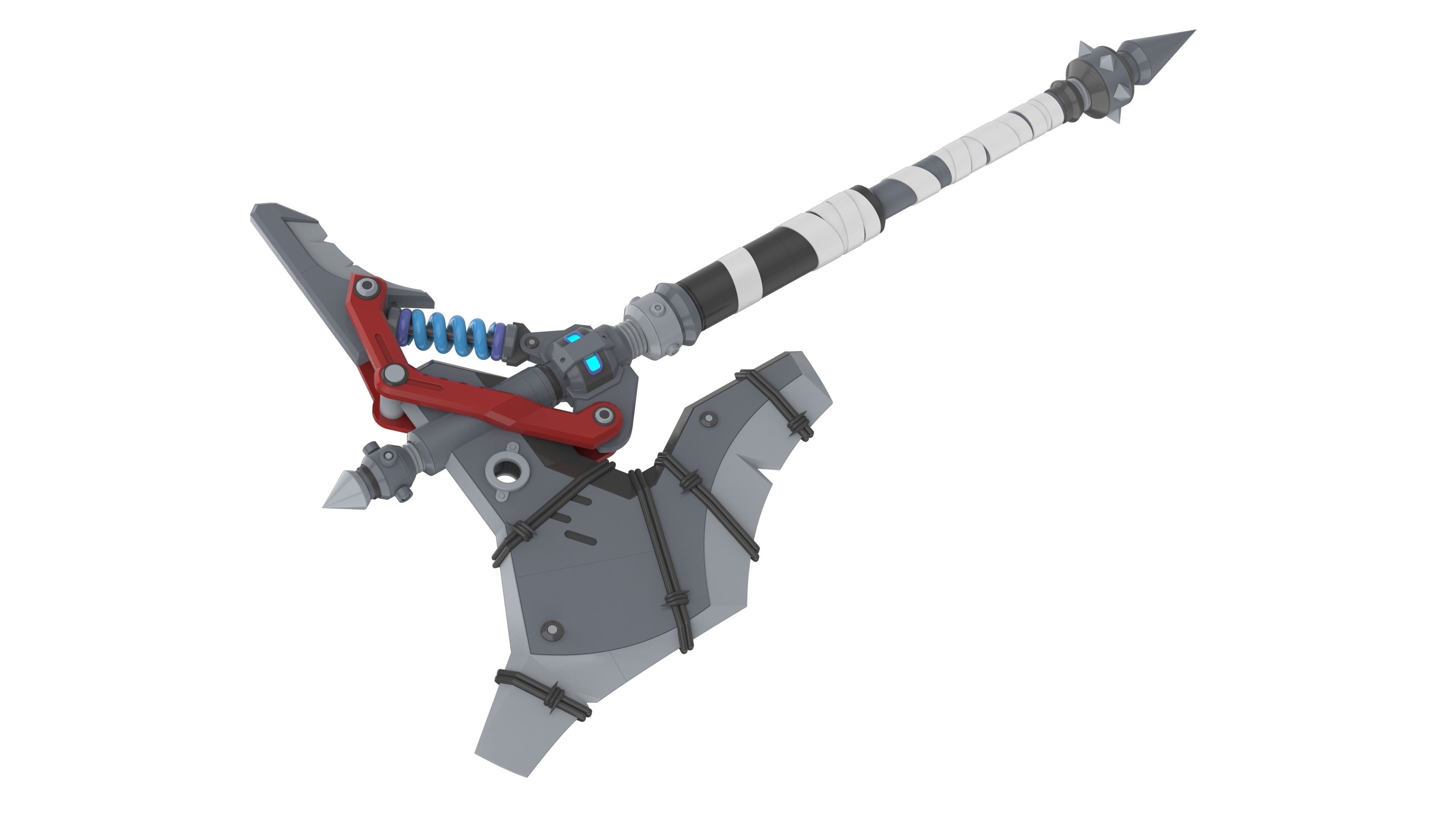 Junker Queen Axe - Overwatch - STL and CAD bundle 3D print model_5