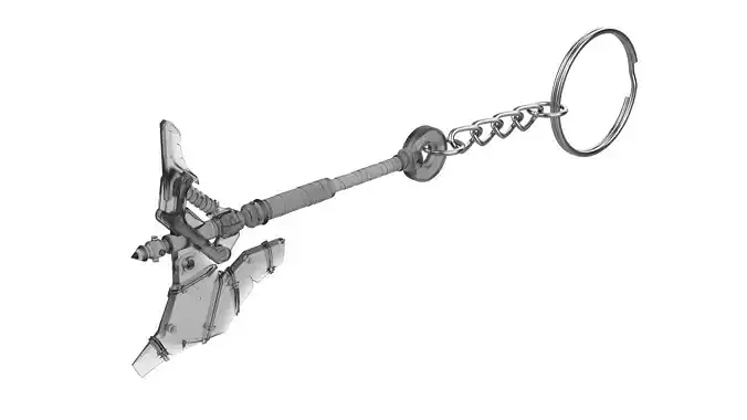 Keychain - Junker Queen Axe - Overwatch - Printable - STL