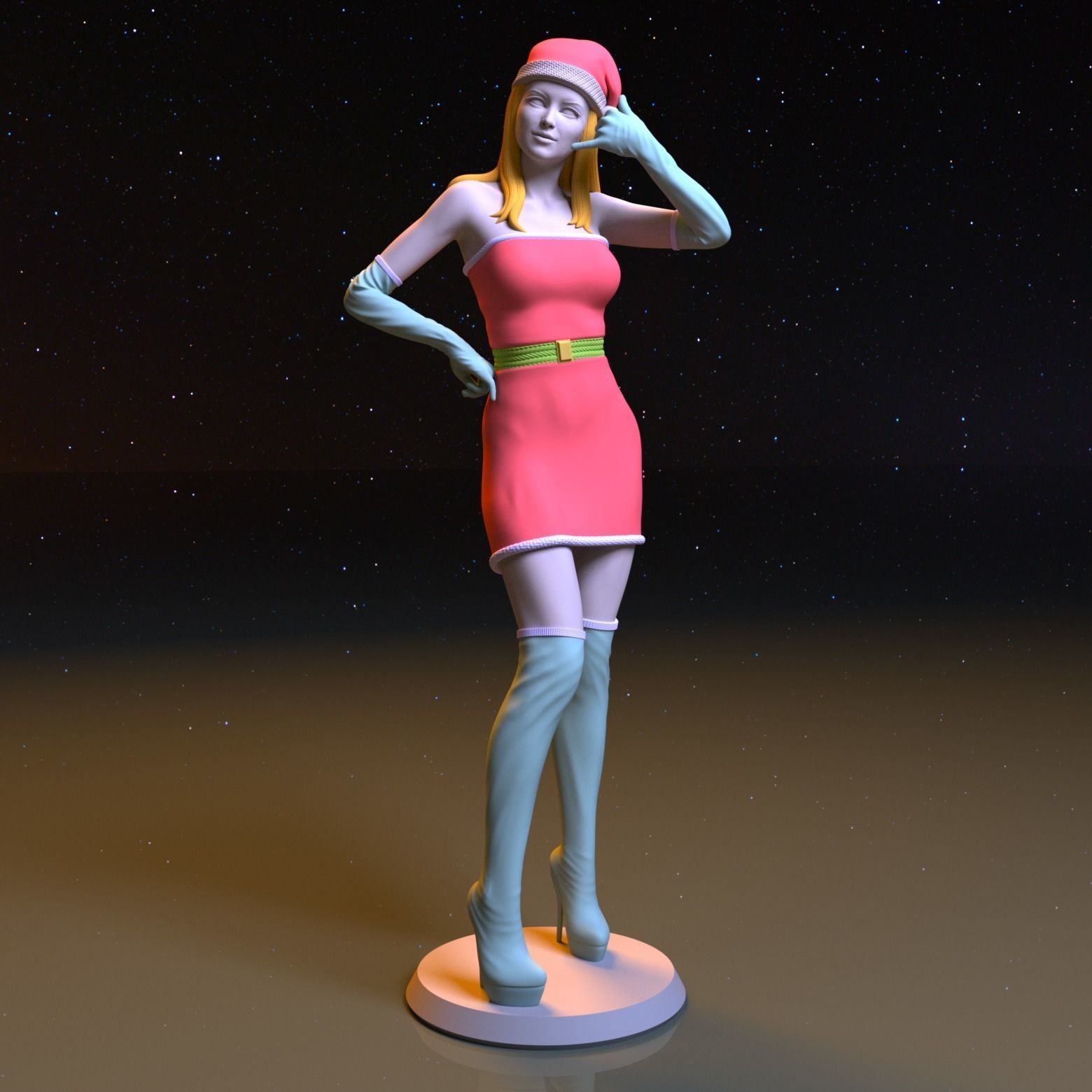Call me at Xmas Midnight 3D print model_5