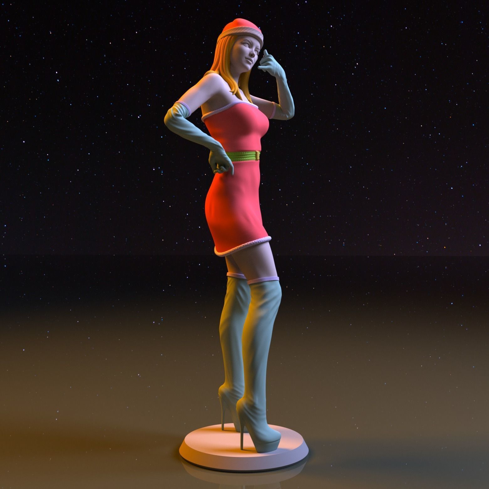 Call me at Xmas Midnight 3D print model_3