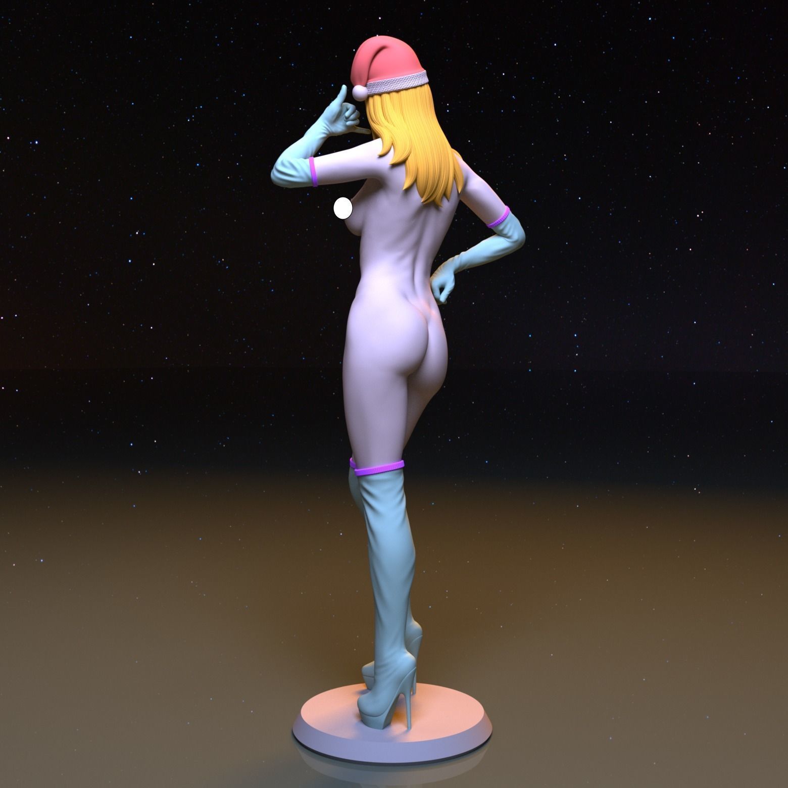 Call me at Xmas Midnight 3D print model_7