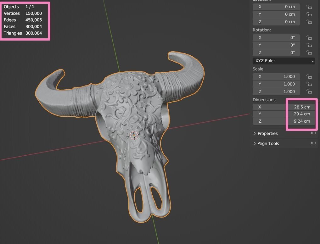 Animal Skull - Printable - scanned 3D model 3D printable | CGTrader