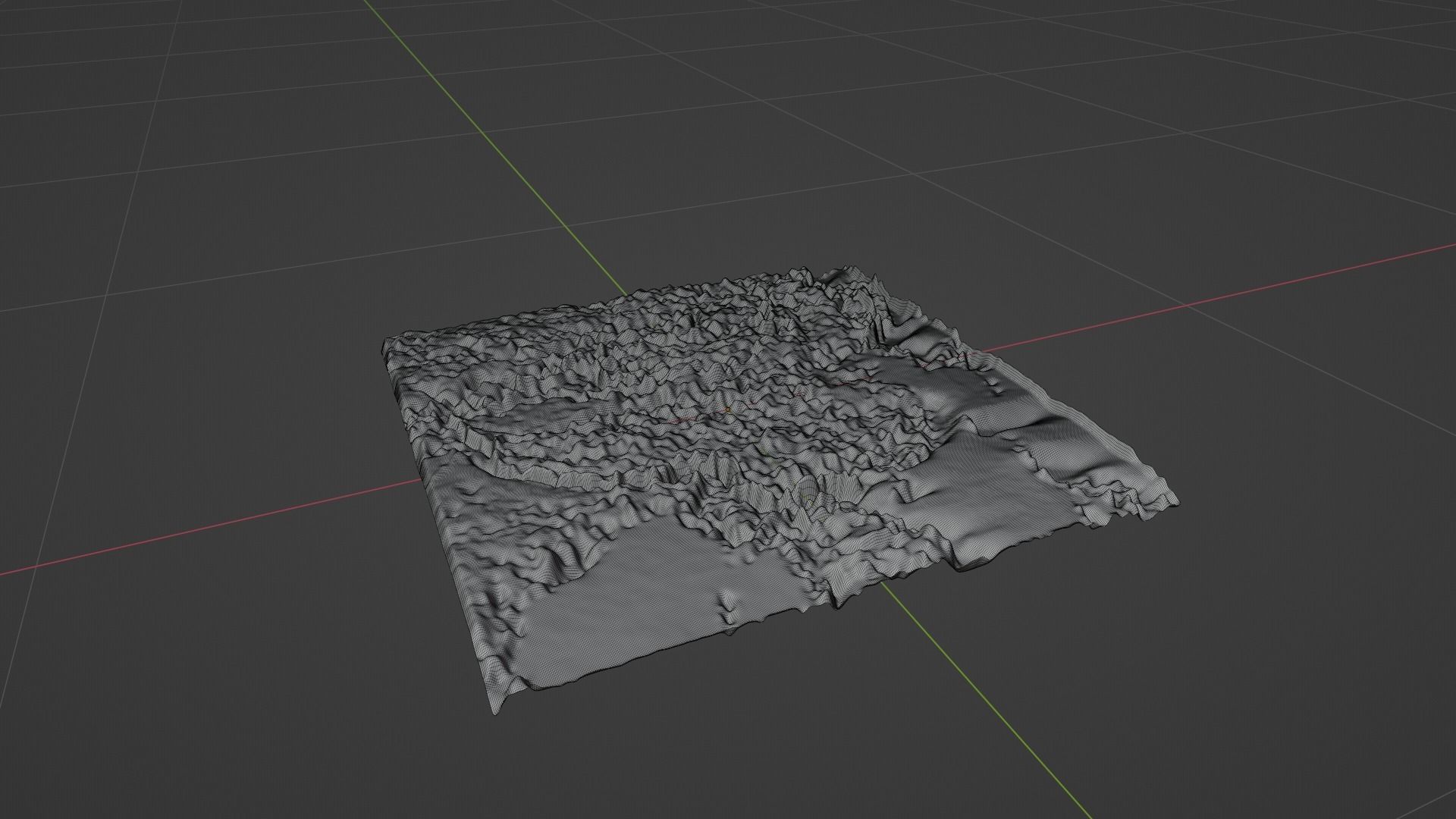 China Map Topography Low-poly 3D model_8