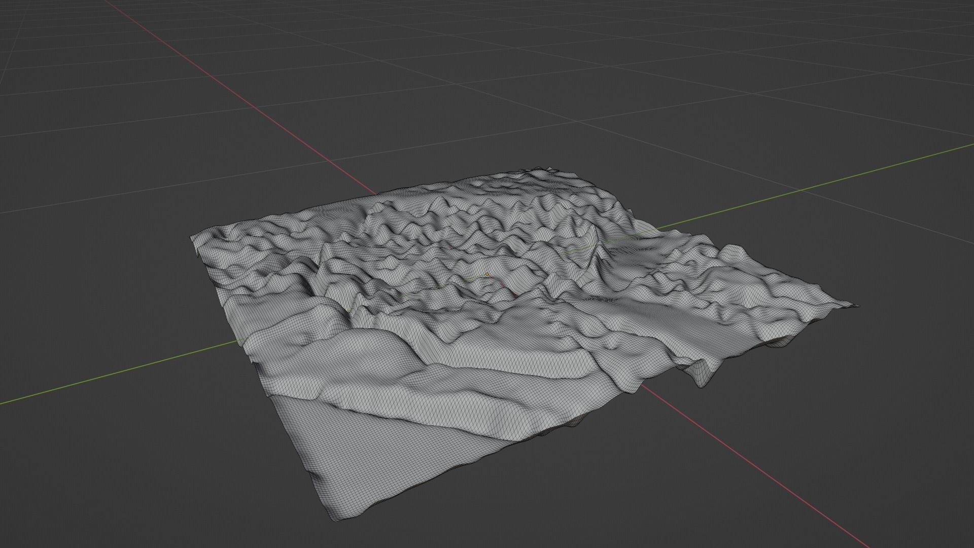 Ethiopia Map Topography Low-poly 3D model_8