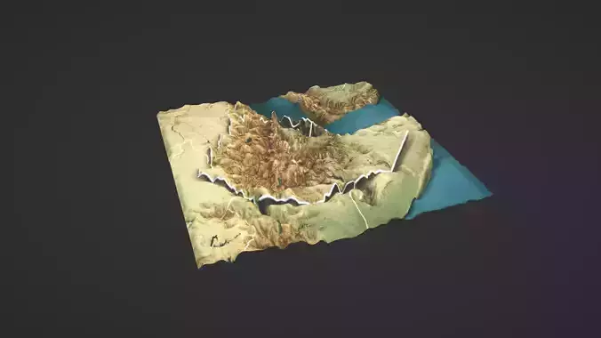 Ethiopia Map Topography