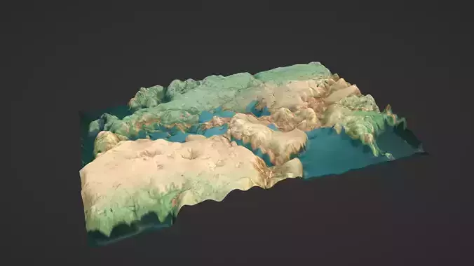 Europe India Middle East Map Topography