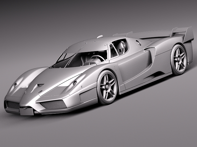 Ferrari FXX 2008 3D model_8
