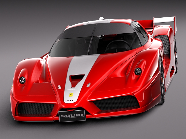 Ferrari FXX 2008 3D model_1
