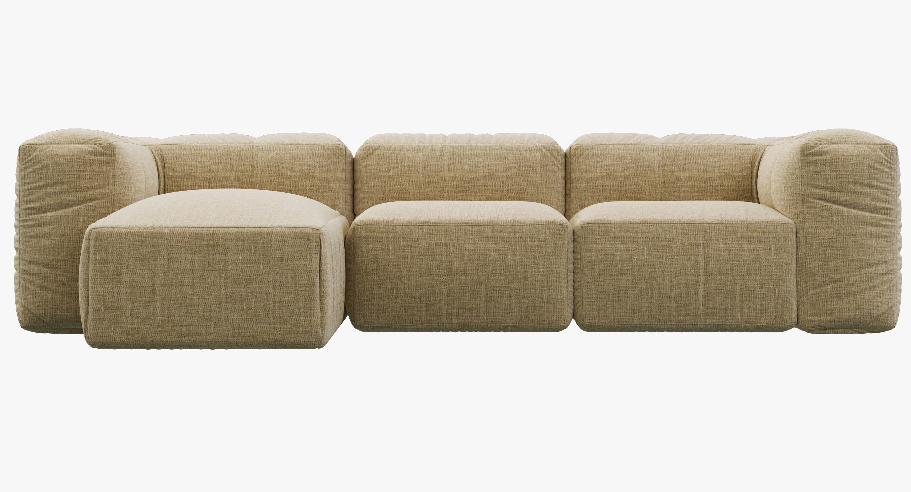 Restoration Hardware Preconfigured Fulham Left-Arm sofa 3D model_2