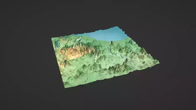 Guyana Map Topography