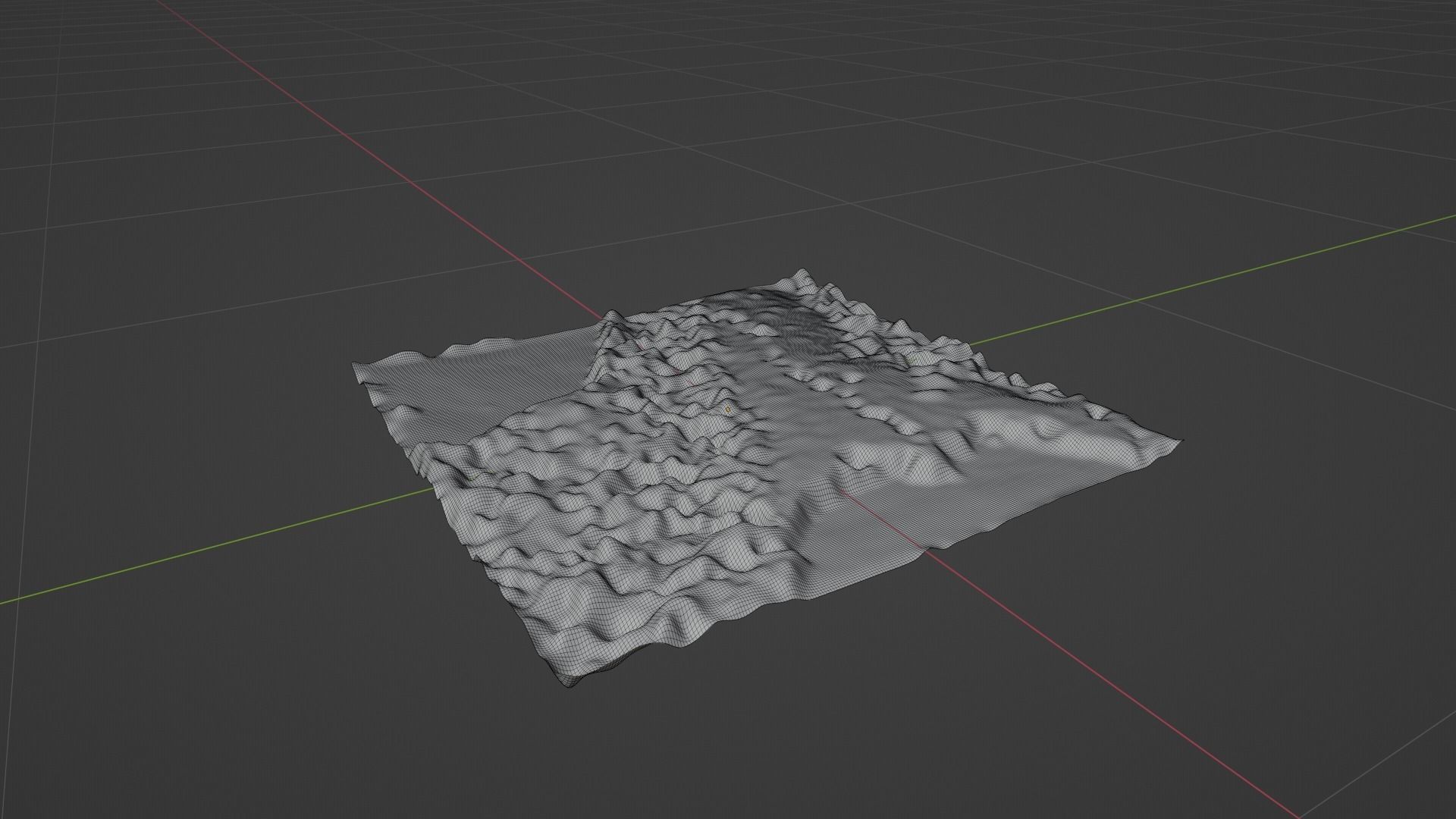 Italy Map Topography Low-poly 3D model_8