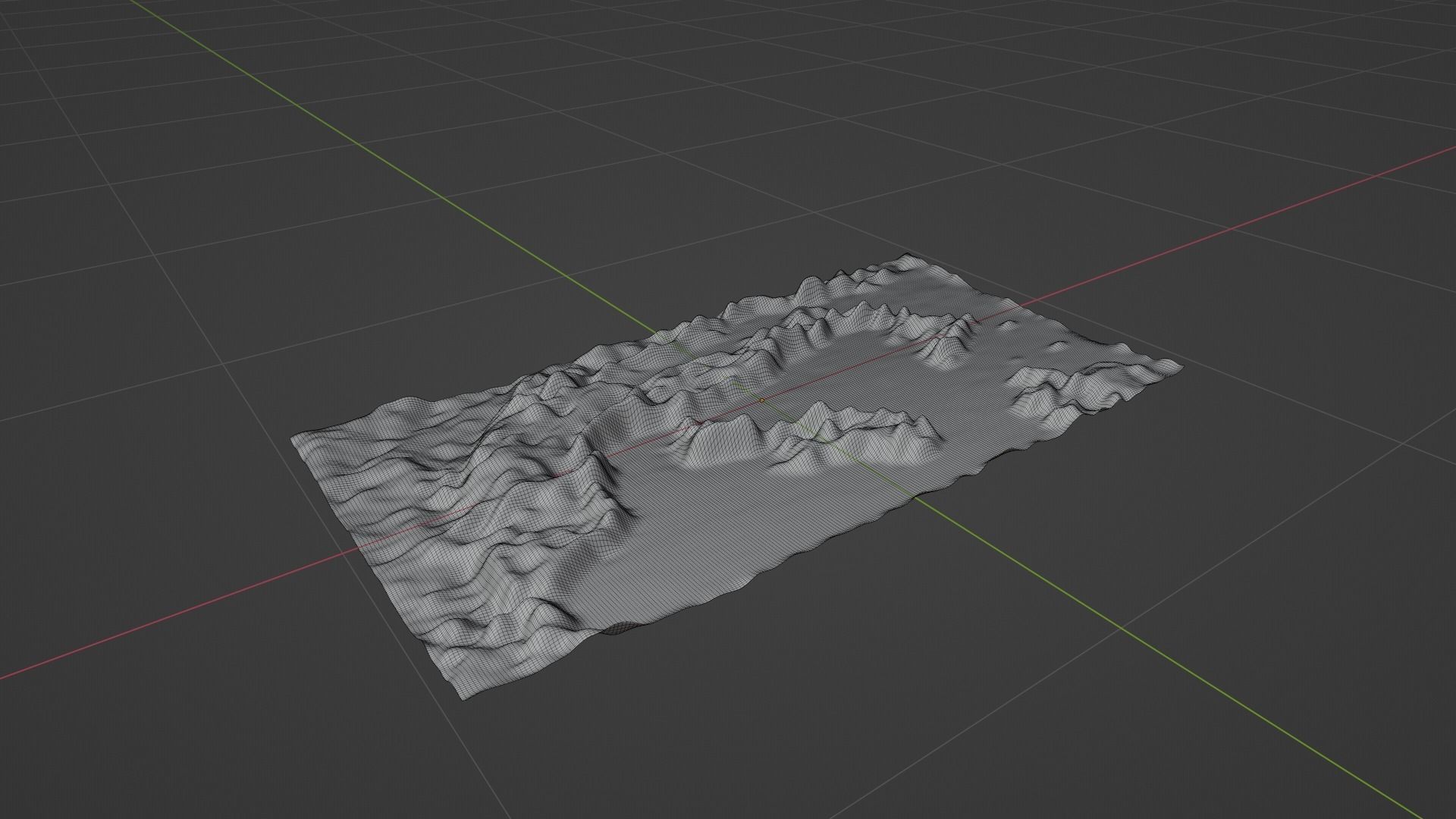 Italy Map Topography Low-poly 3D model_8