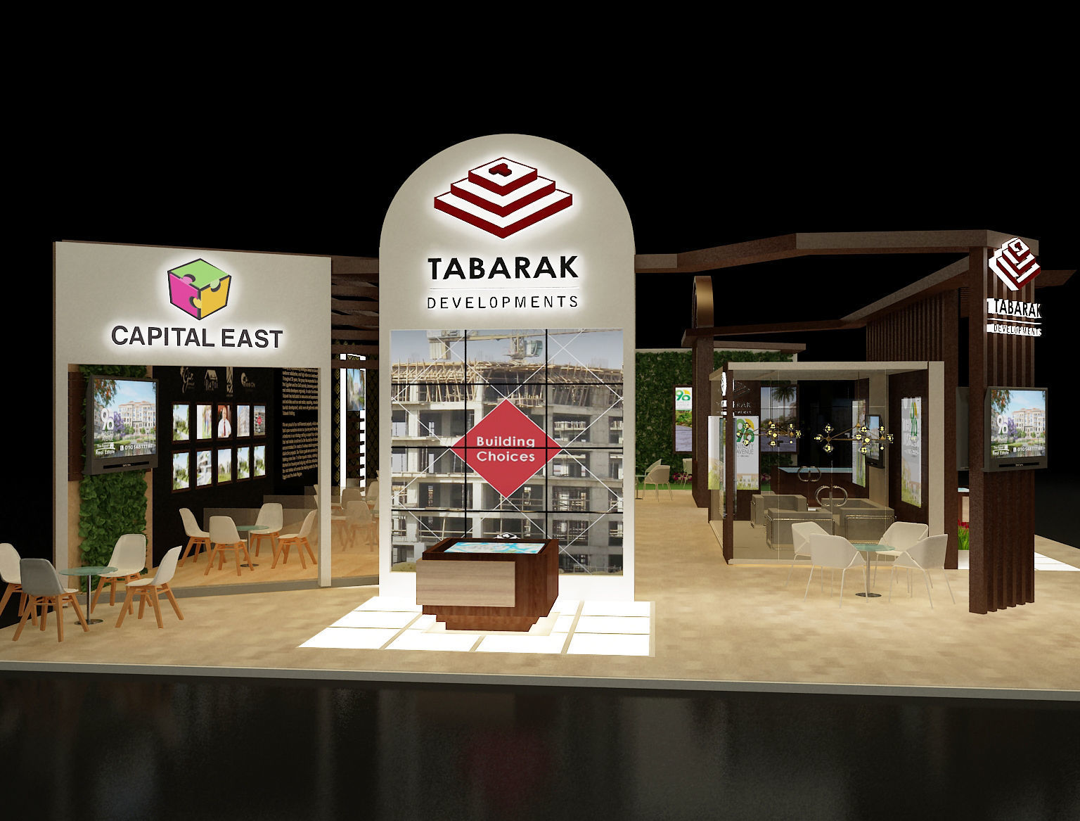 Booth Exhibition Stand a243b 3D model_6