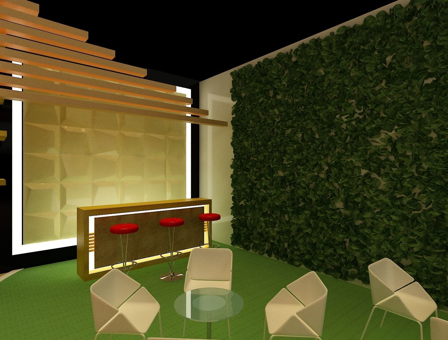 Booth Exhibition Stand a243b 3D model_31