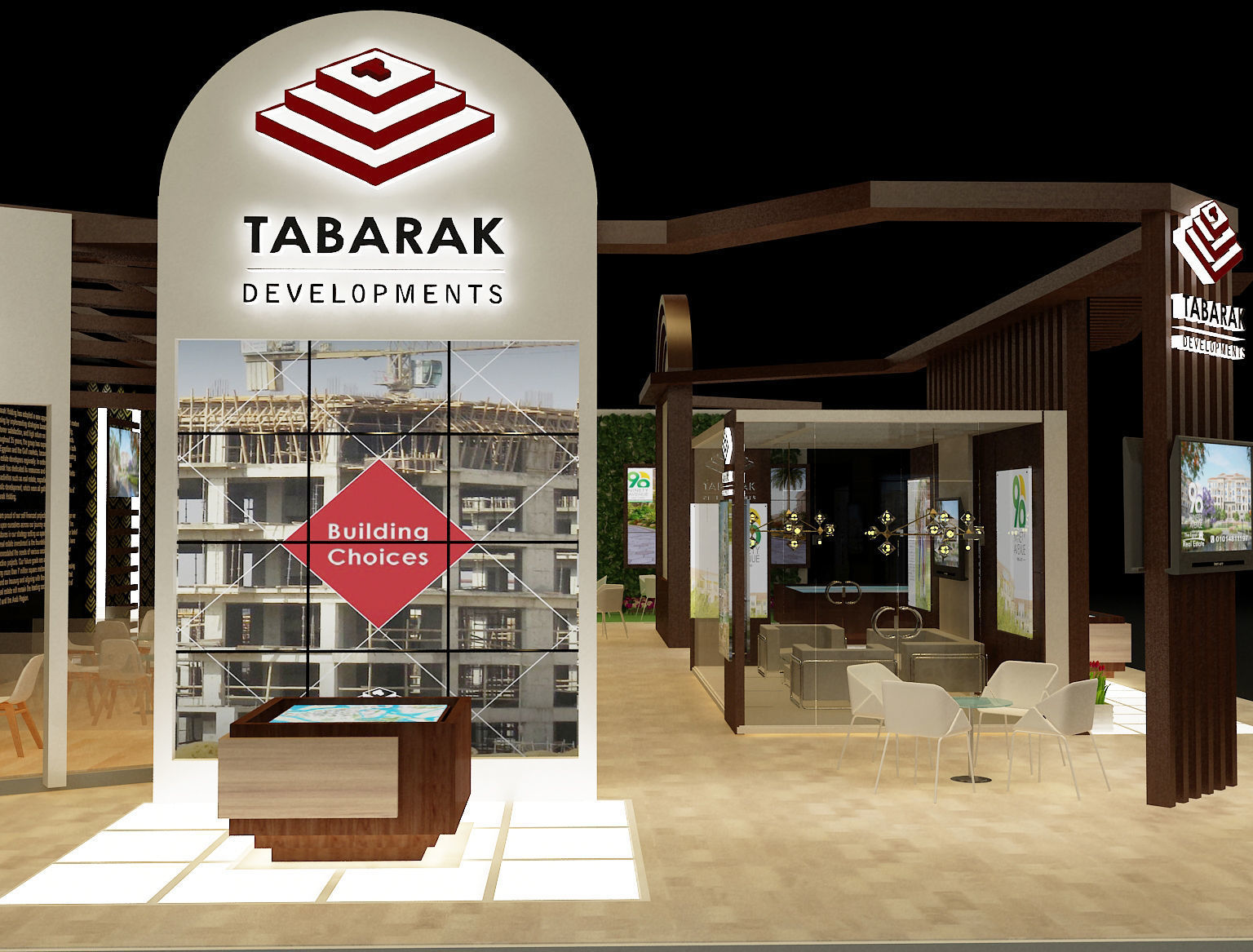 Booth Exhibition Stand a243b 3D model_25