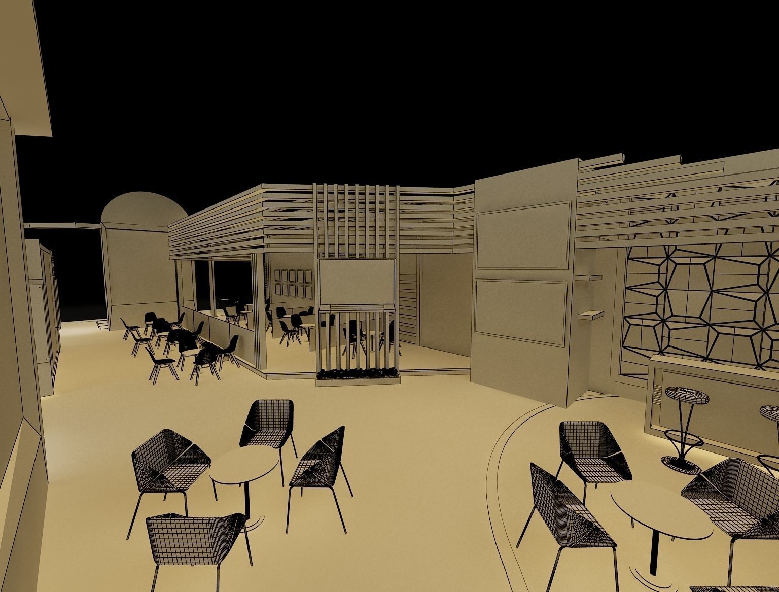 Booth Exhibition Stand a243b 3D model_11