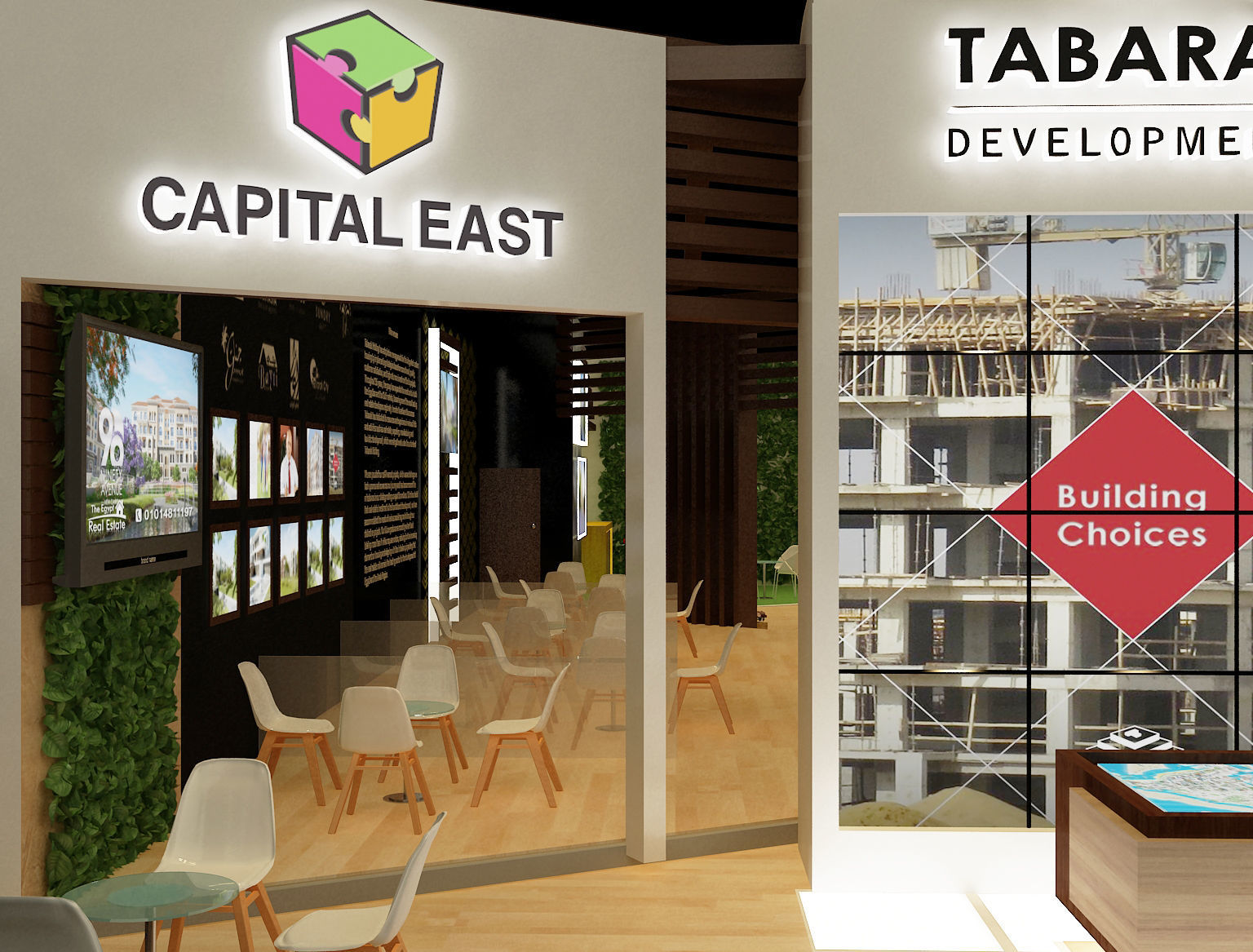 Booth Exhibition Stand a243b 3D model_12