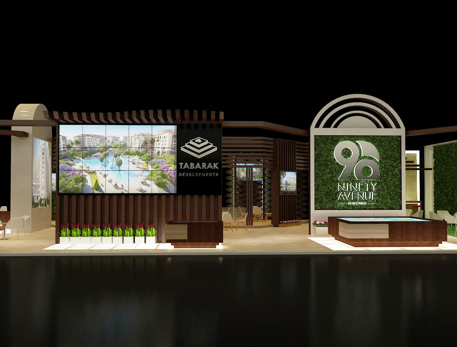 Booth Exhibition Stand a243b 3D model_28