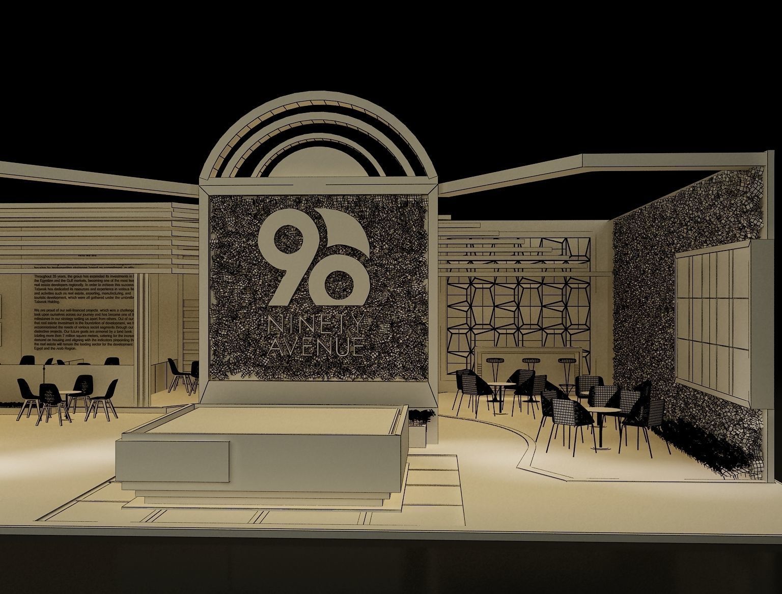 Booth Exhibition Stand a243b 3D model_9