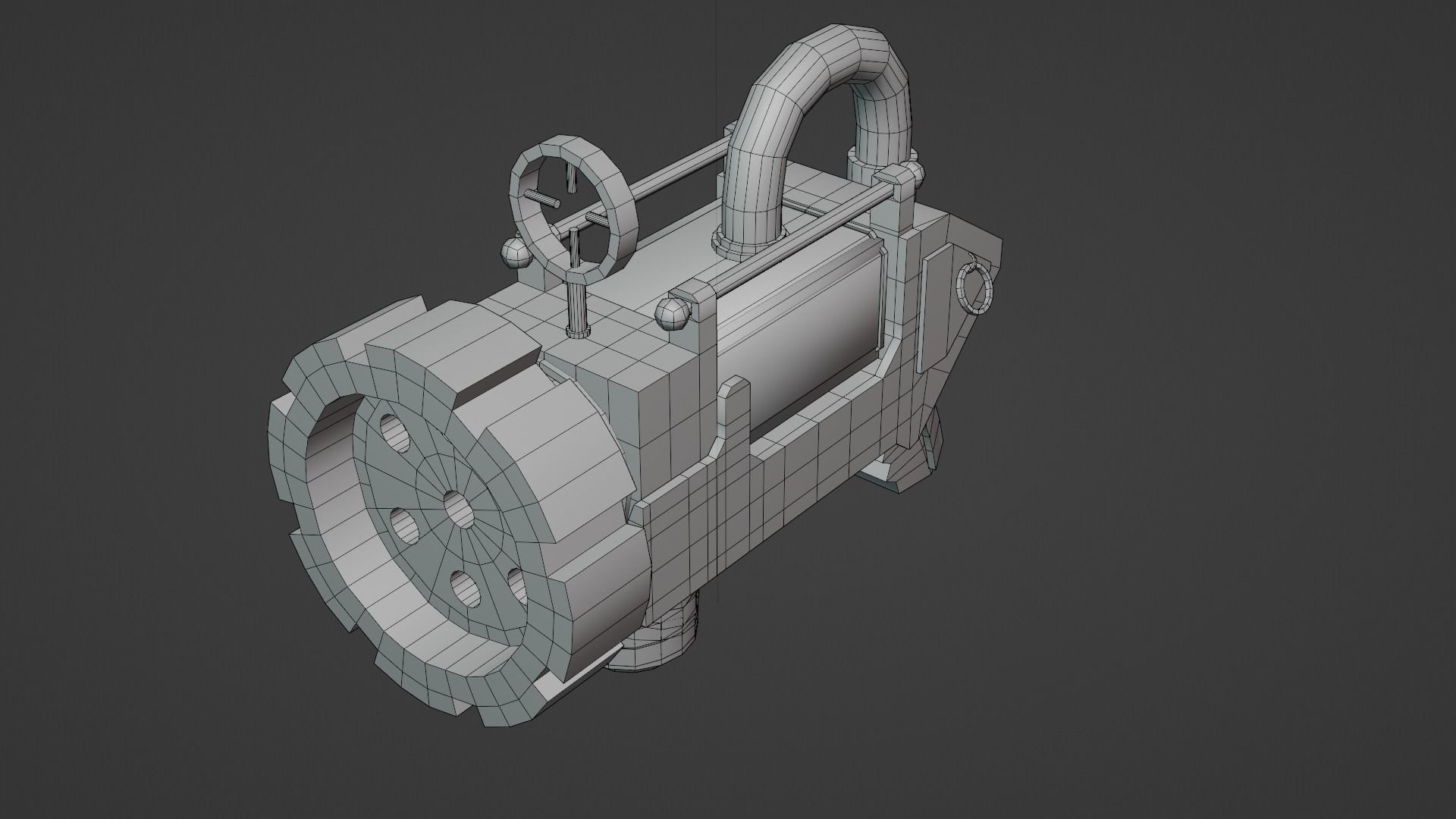 Slime Gun Low-poly 3D model_5