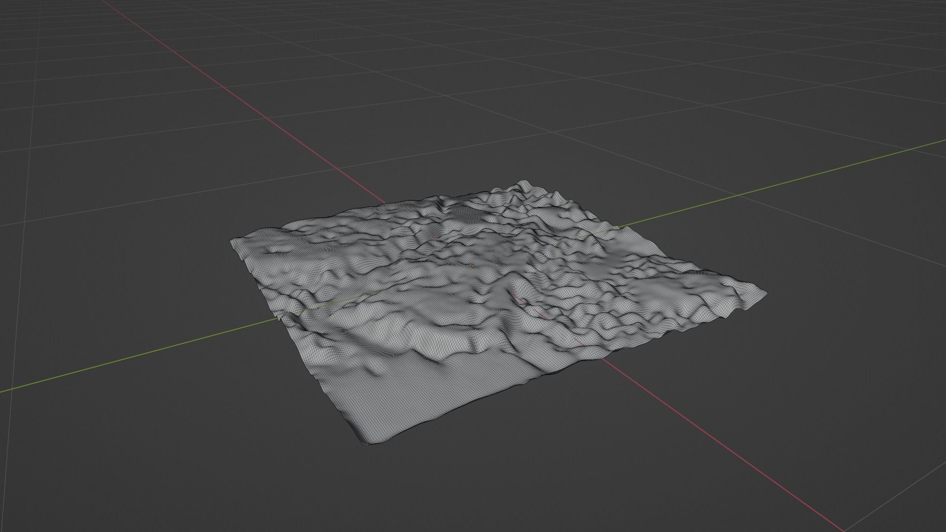 Middle East Map Topography Low-poly 3D model_8