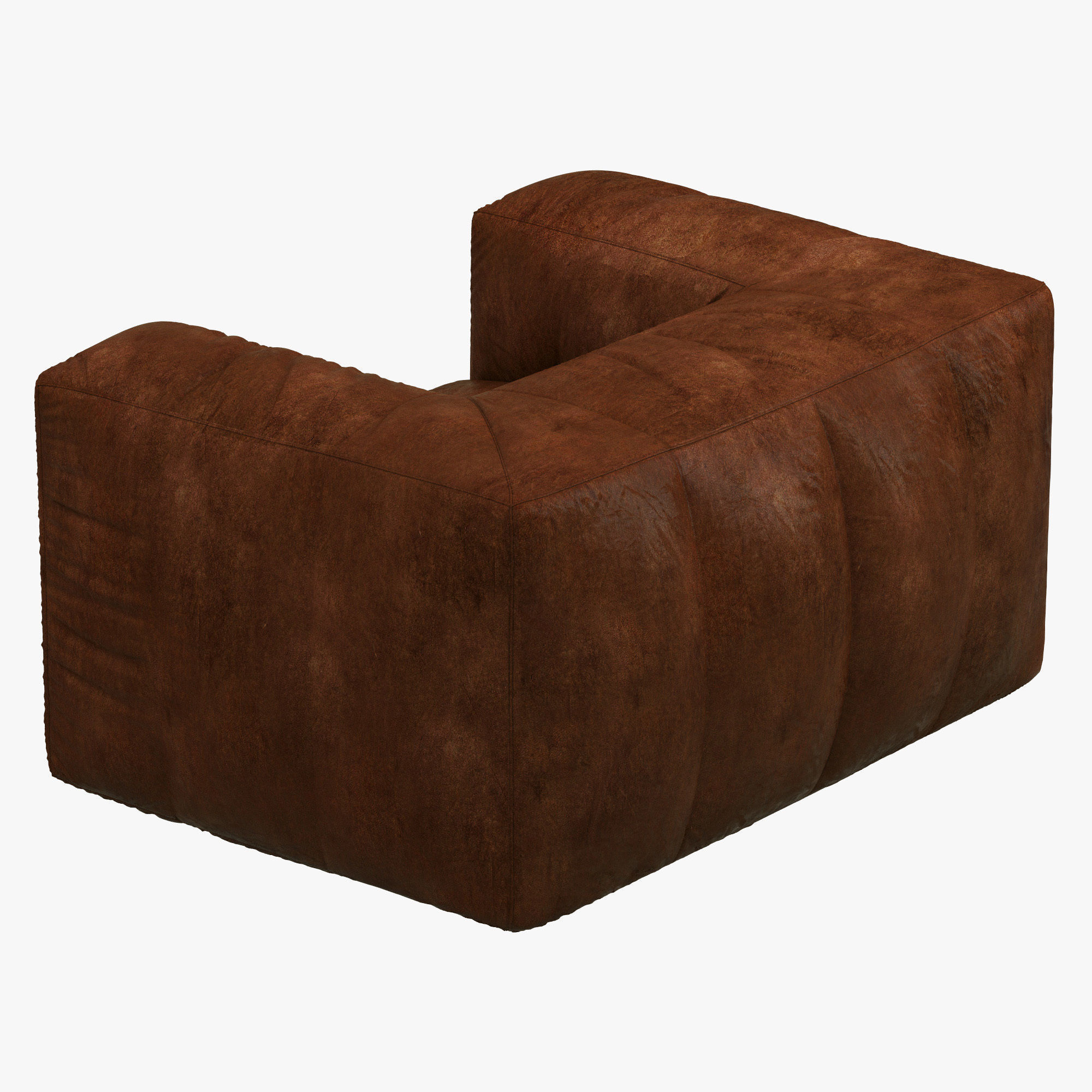 Restoration Hardware Fulham Leather Chair 3D model_1