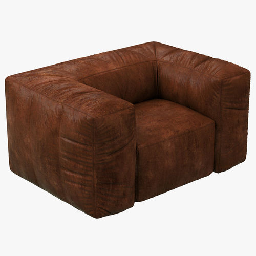 Restoration Hardware Fulham Leather Chair 3D model