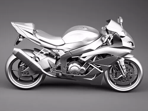 Kawasaki Ninja ZX-6R 3D model | CGTrader