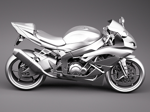 Kawasaki Ninja ZX-6R 3D model_11