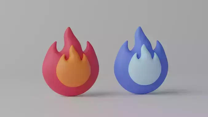 Cartoon Fire Flame